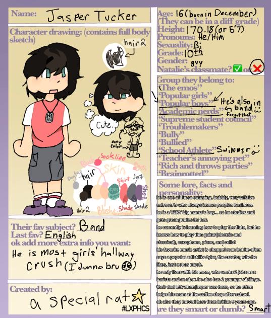 Lxp Page Layout Example LxP character sheet! (updated ver!!) - ibisPaint