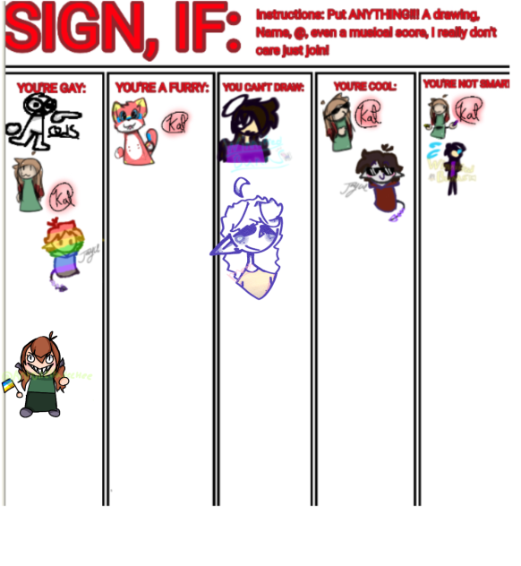 sign if!!
