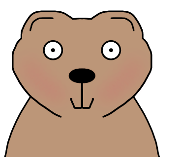 75回目のイラストは『くま(熊)』です！