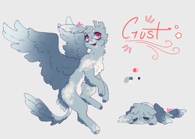 Gust Featherfluff design