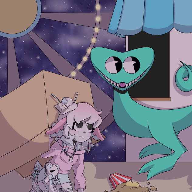 Hiding from Cyan - ibisPaint