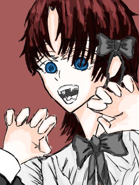 メイド服の男の子（色付き）