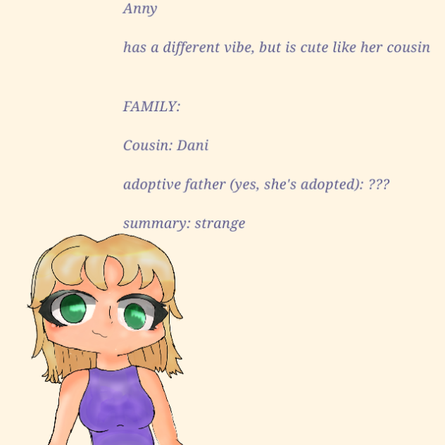 features of ✨ Anny ✨