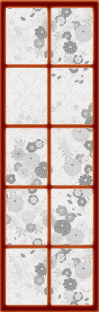 素材 障子（柄あり）