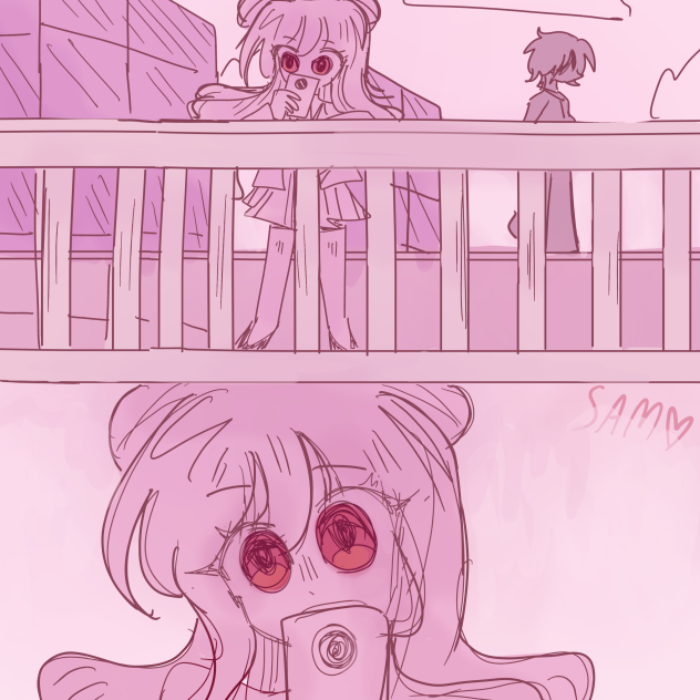 Happy sugar life manga panel redraw