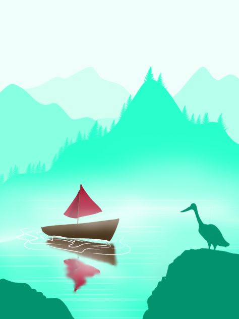 Ibis paint in procreate style