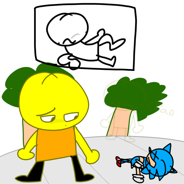accidentally walks on Sonic