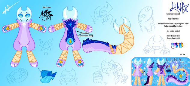 Luna's (updated) reference sheet