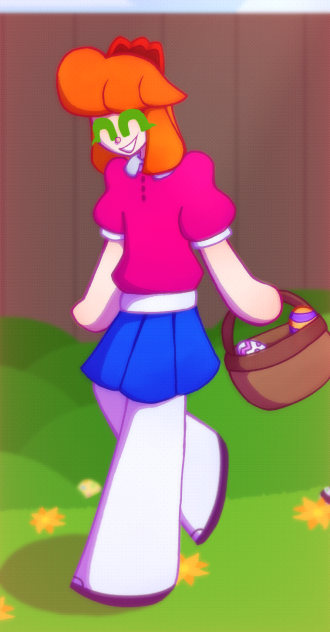 Elizabeth Easter Egg Hunting! - ibisPaint