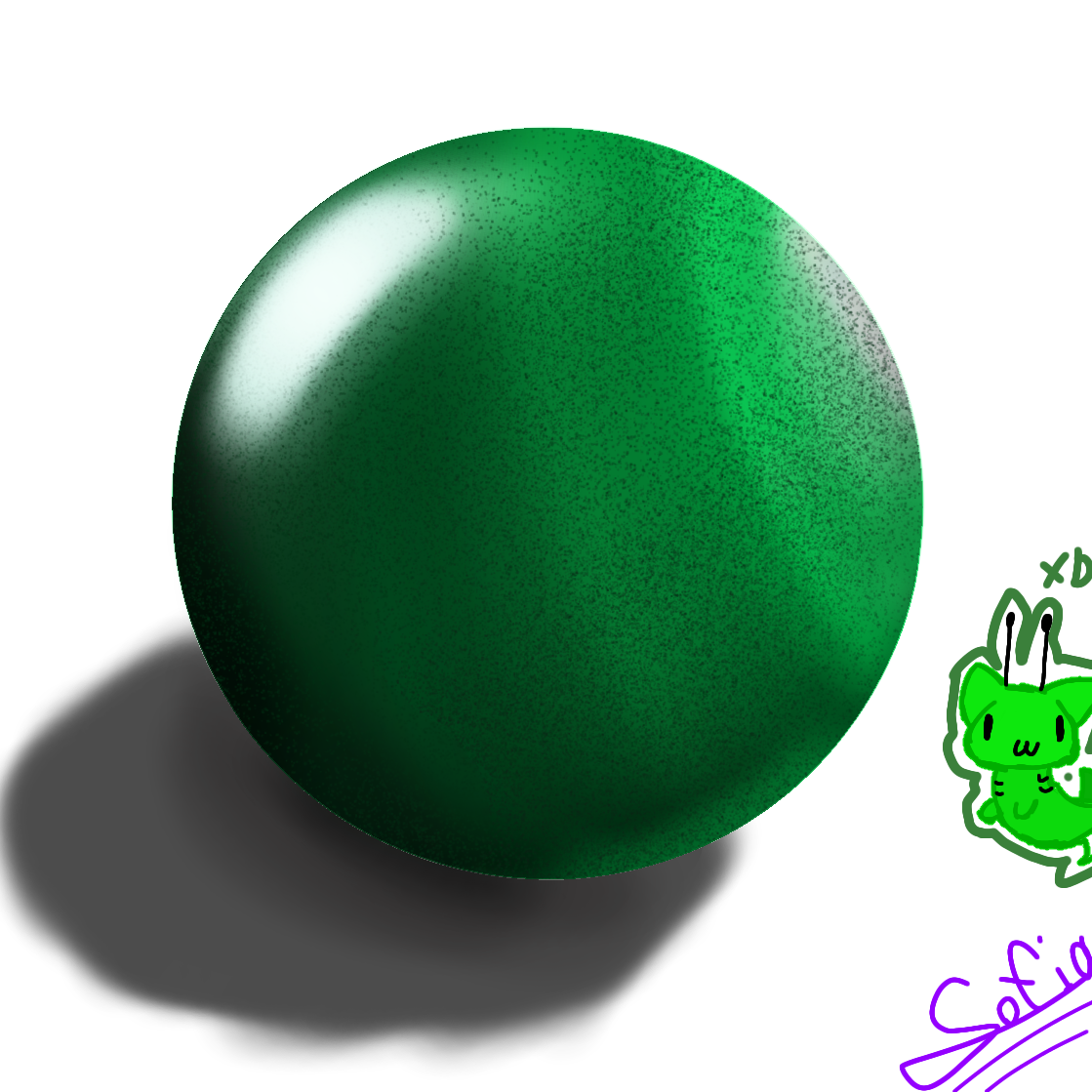 bola 💚🎱💚ball - ibisPaint