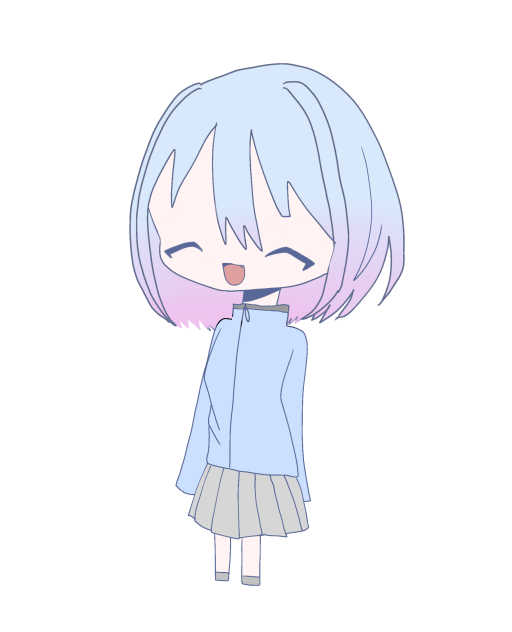 立ち絵　笑顔