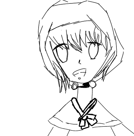 赤ずきん塗り絵