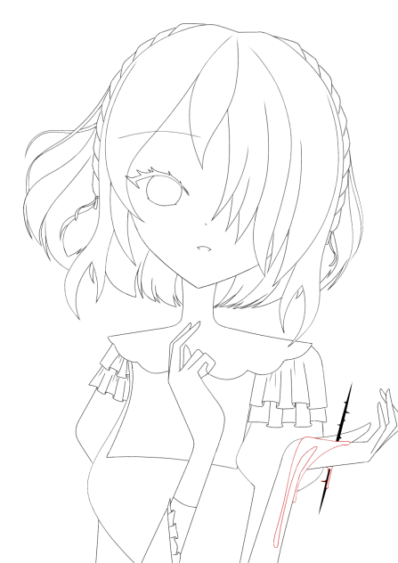 彼岸へ【線画】