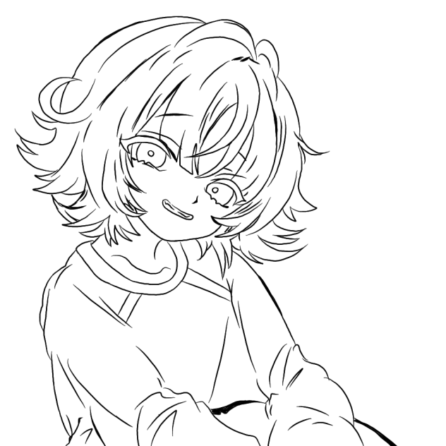 蜂楽 廻 ( ブルーロック) Lineart - ibisPaint