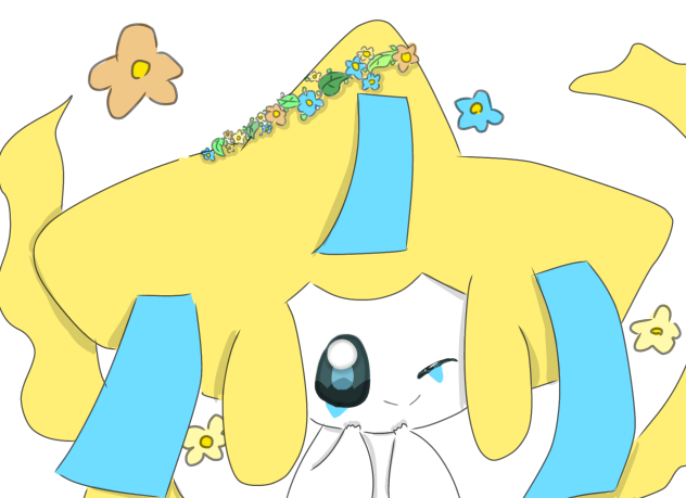 リクエスト1♪ 花冠をつけたジラーチ