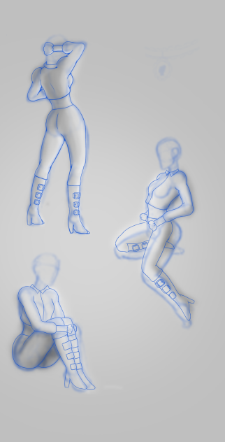 not-so-quick clothing doodle