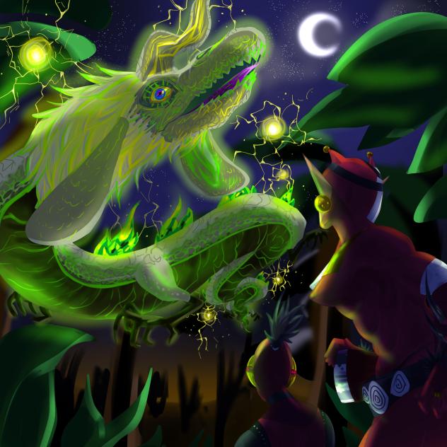 dragon appearance colored version