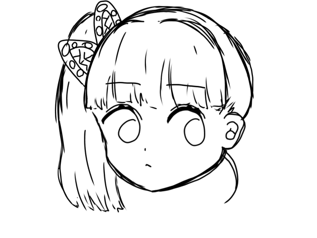 かなを 線画