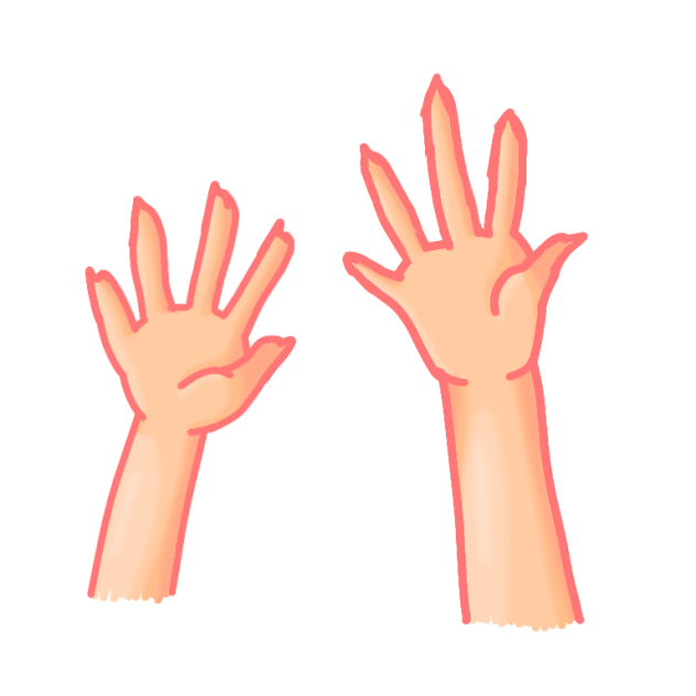 I try to draw hand 😐✋