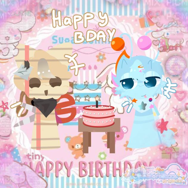 Happy bday lock! 🍮🎂🥳