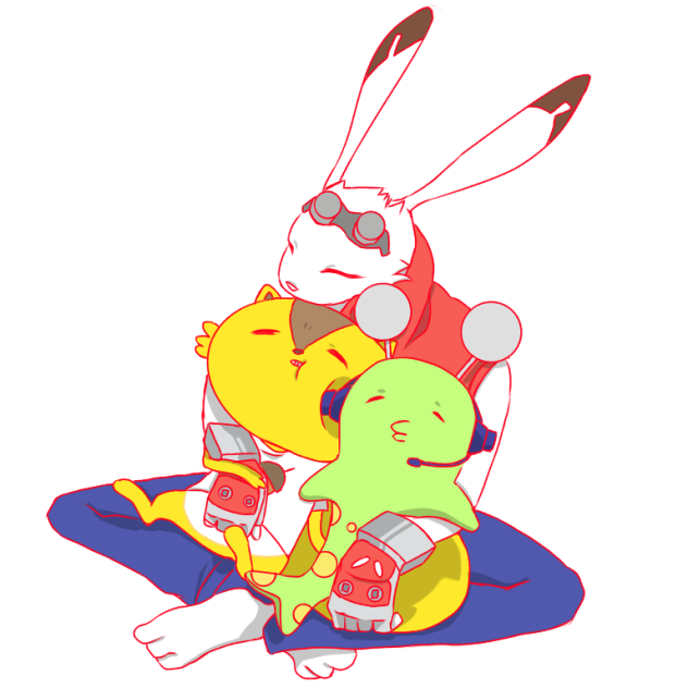 みんなでおひるね