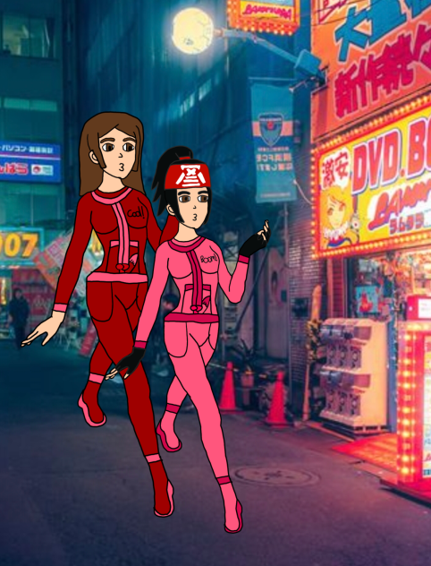 Wendy And Suzume in Tokyo City!