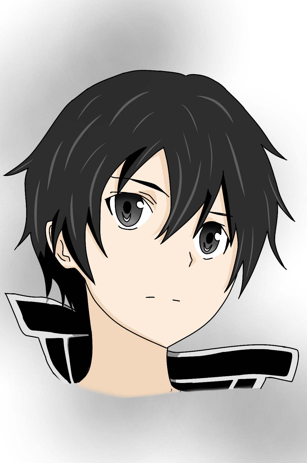 アイビスペイント】友達が描いたキリトくんを出来る限り綺麗に仕上げる