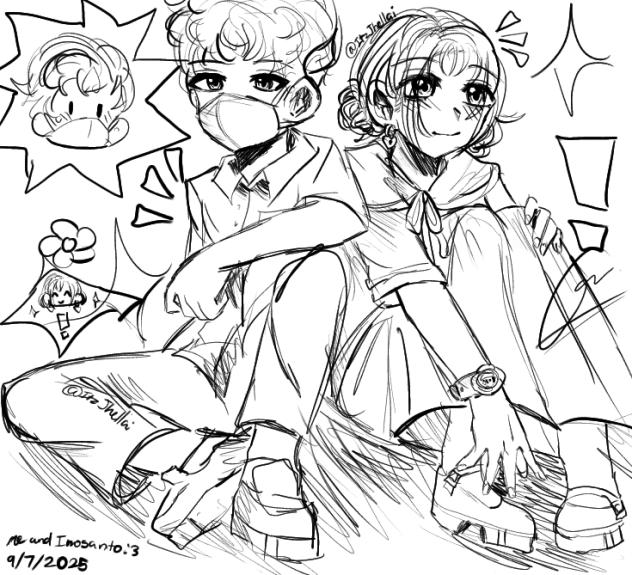 Me and my friend Irl ♡