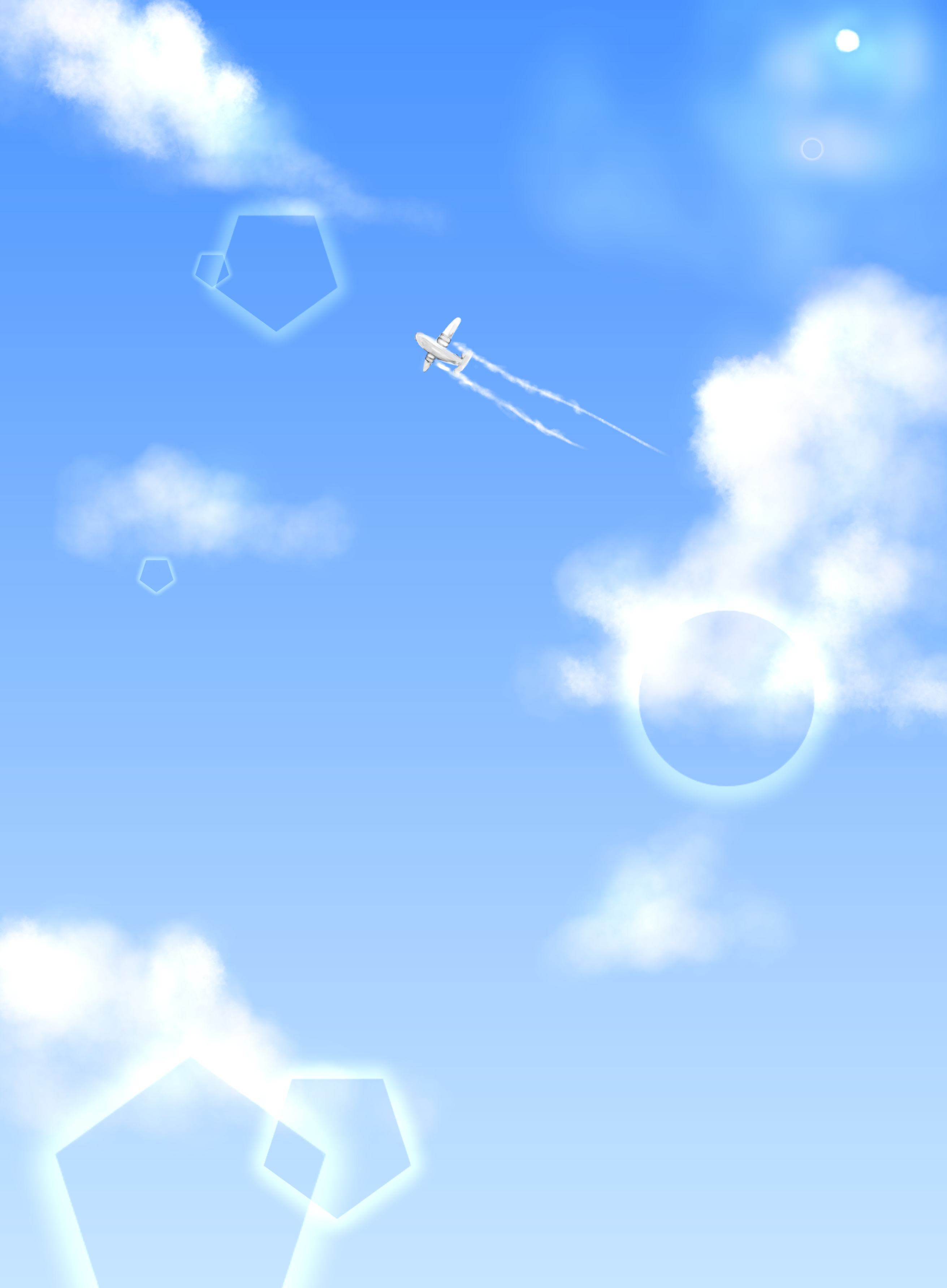 Blue sky - ibisPaint