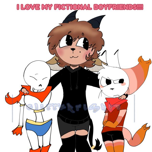 Papyrus and shrimpo so cute💕🎀