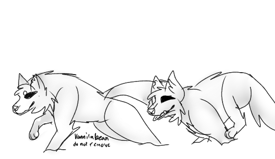 F2U wolf art base