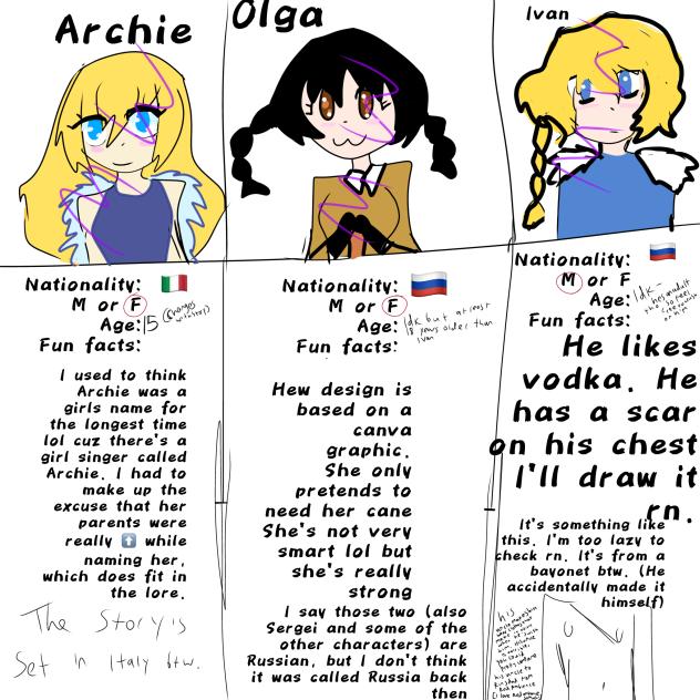 More ocs! (Fanart welcome for these too)