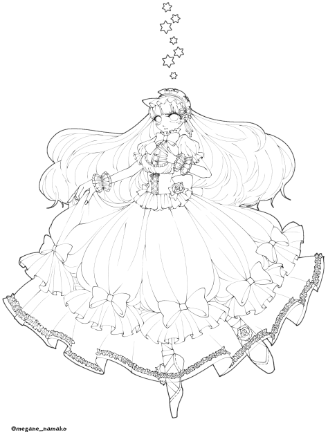 Étoile@線画