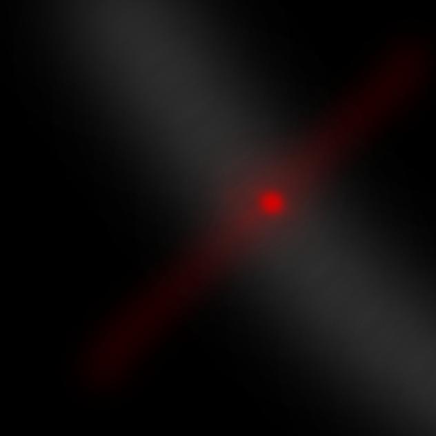 a red light i see in the night sky