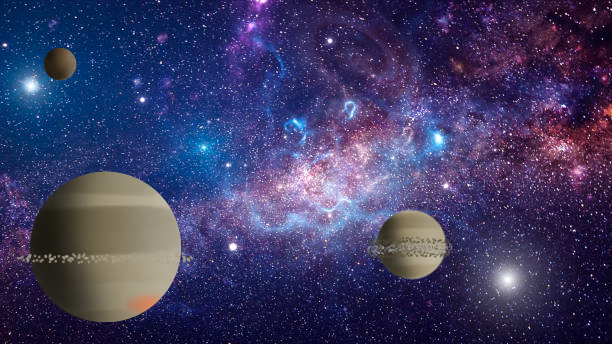 Jupiter Saturn Pluto