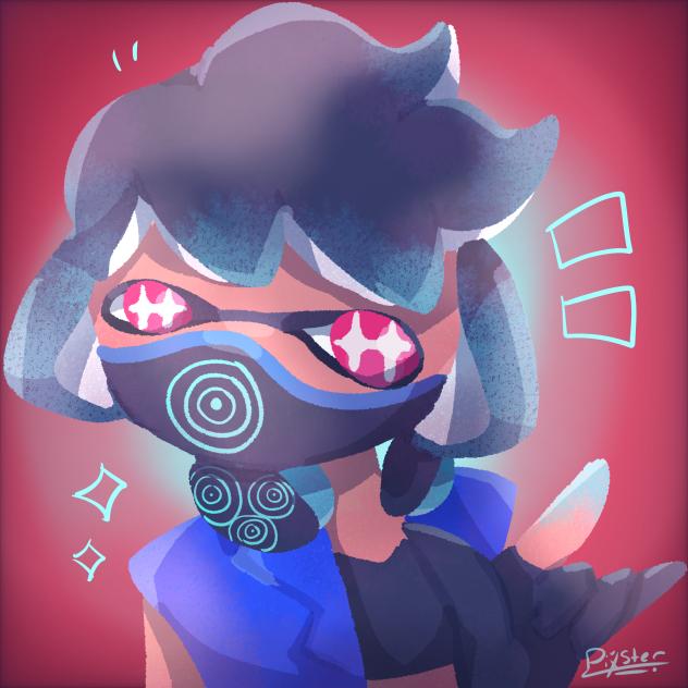 Art trade for splatoon_addict on Insta
