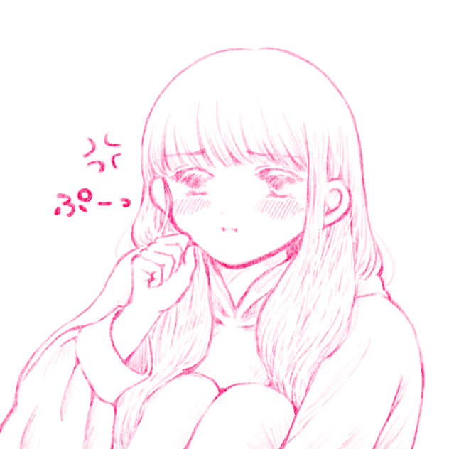 お小遣い値下げを言い渡されて怒ってる女子中学生。