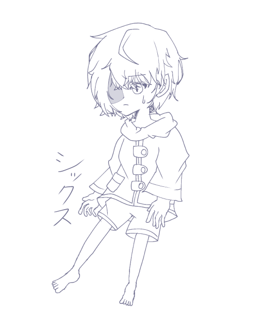 久しぶりに描いたシックス‼️