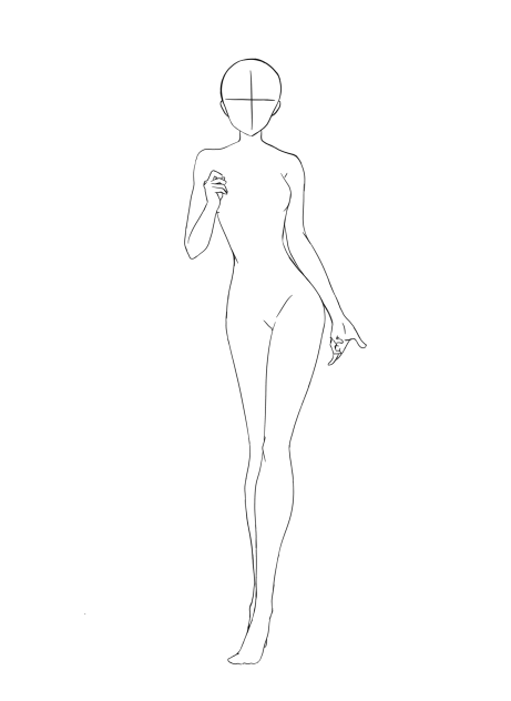 walking woman pose 2