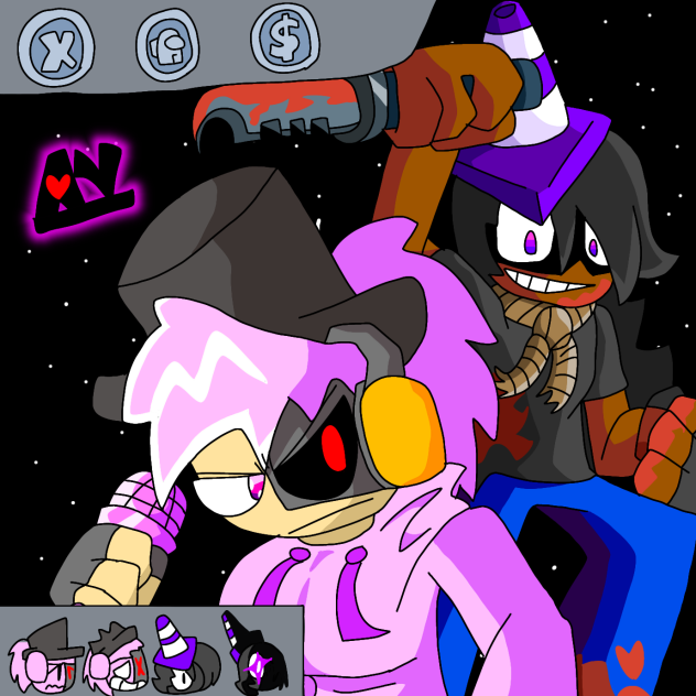 Vs. H.RoseTwins(Human Rosey vs. Gray) 1