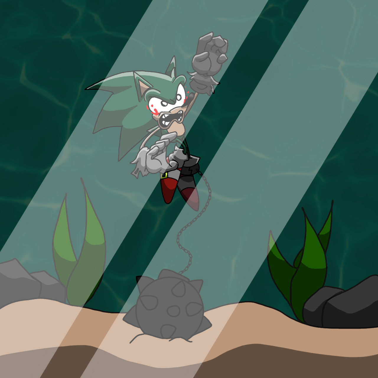 Sinking Sinking Drowning Drowning - ibisPaint