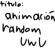 animación random