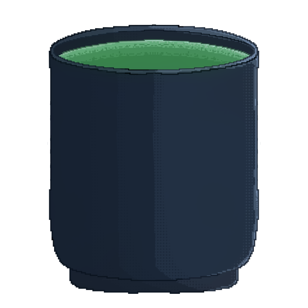 green tea (pixel)