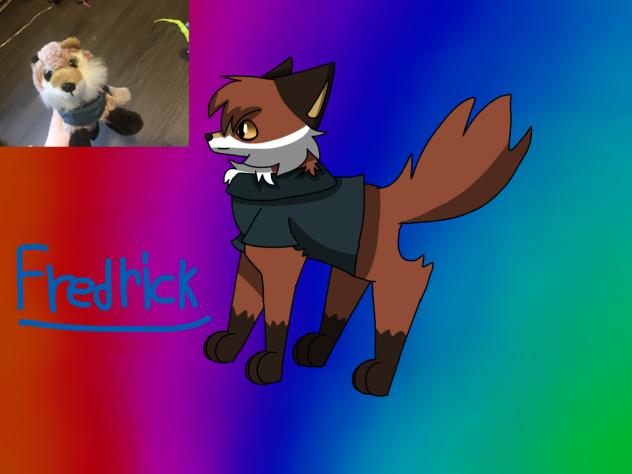 Fredrick, Fox, Plushy, Character.