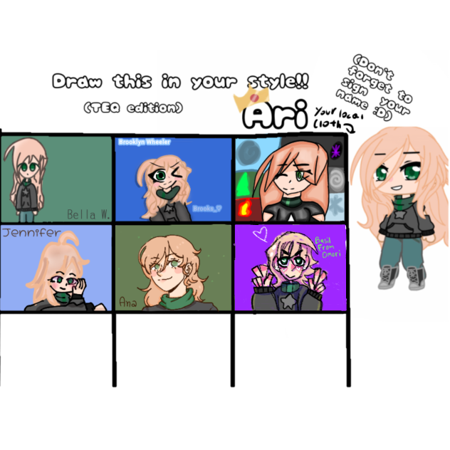 Draw Ari In Your Style!
