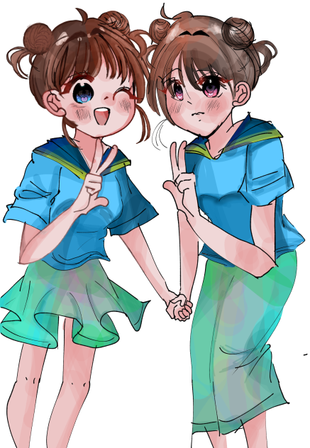 双子の姉妹