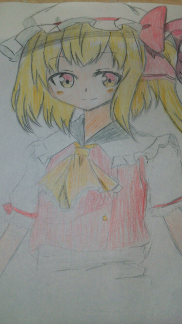 【描いてみた】フランドール・スカーレット (編集なし)