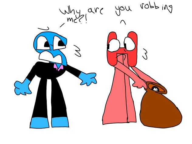 H the robber