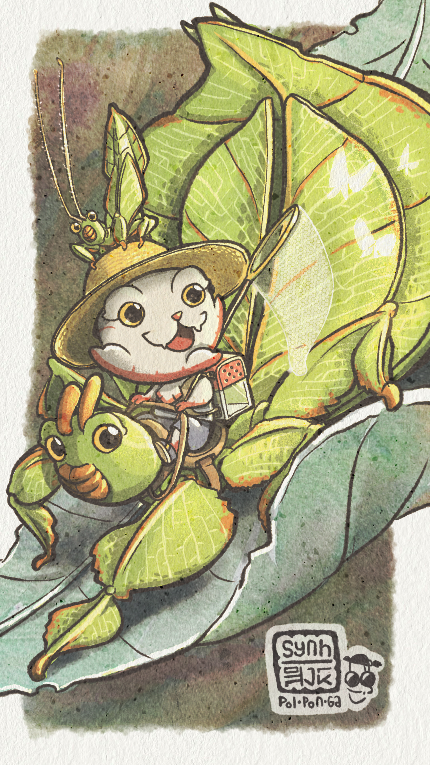 Synh and Leaf Insect - ibisPaint