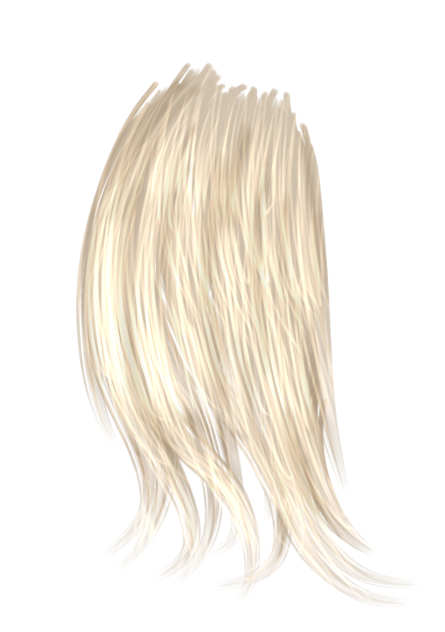 blonde hair